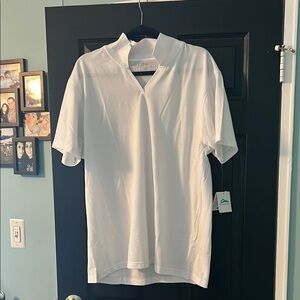 NWT Tri Mountain White Women’s Shirt XL
